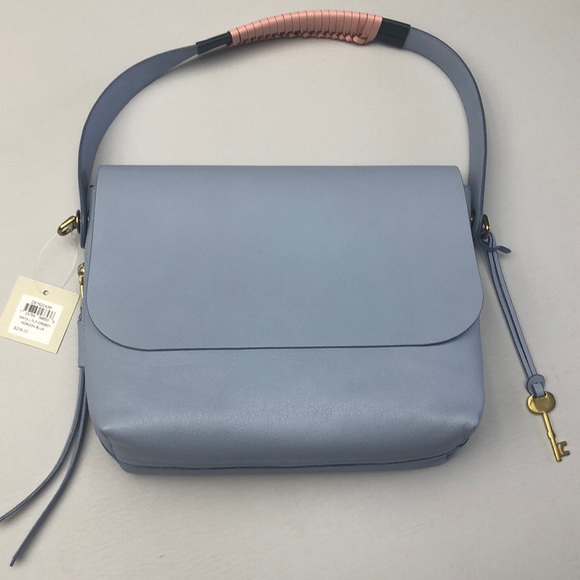 fossil maya crossbody blue